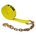 Us Cargo Control 2" x 40' Winch Strap with Chain Extension, 240CE 240CE